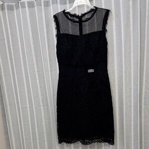 NWT Elegant Black Lace and‎ Mesh Dress by Speechless Size 11